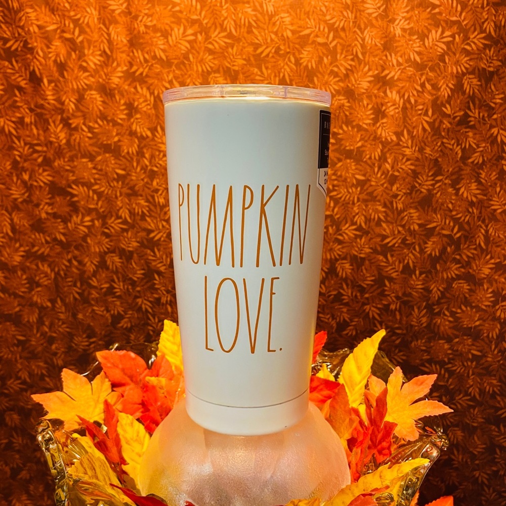 Rae Dunn 2020 PUMKIN LOVE Tumbler - Picture 1 of 2